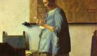 Jan Vermeer, Femme en bleu lisant une lettre