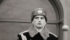 Soldat russe montant la garde sur la Place Rouge