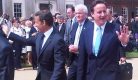 Nicolas Sarkozy et David Cameron