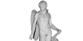 Eros, statue de Pompéï, musée archéologique de Naples.