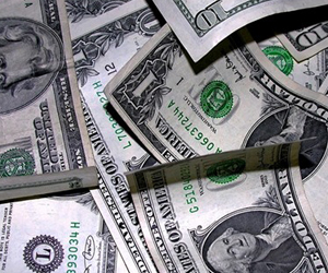 Billet vert, poudre blanche