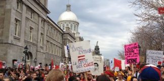 La grève des étudiants au Québec