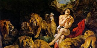 Daniel dans la fosse aux lions