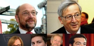 europeennes juncker schulz merkel