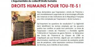 collectif droits humain feminisme