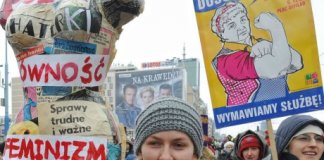 pologne feminisme inegalites