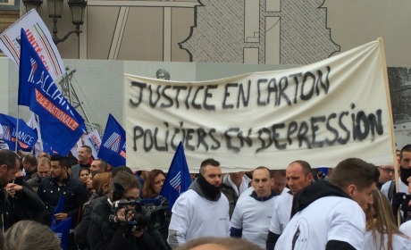 manifestation policiers place Vendôme