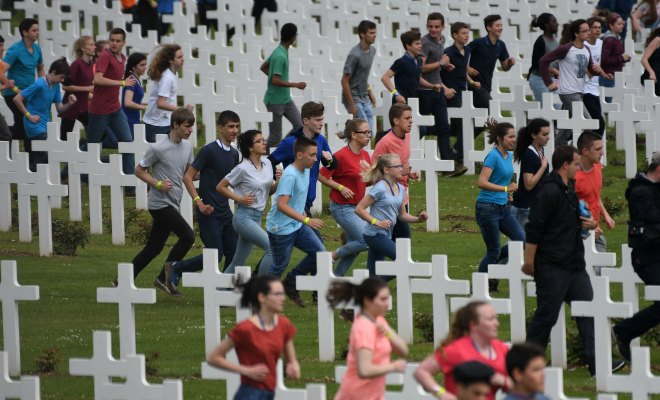 Verdun: j’irai sprinter sur vos tombes