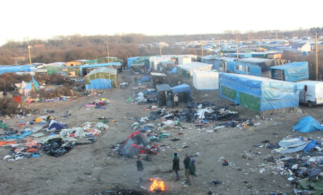 Calais jungle migrants islam