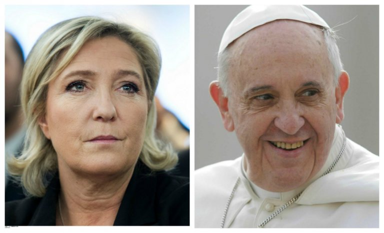 Marine Le Pen et le Pape François: le grand pardon?