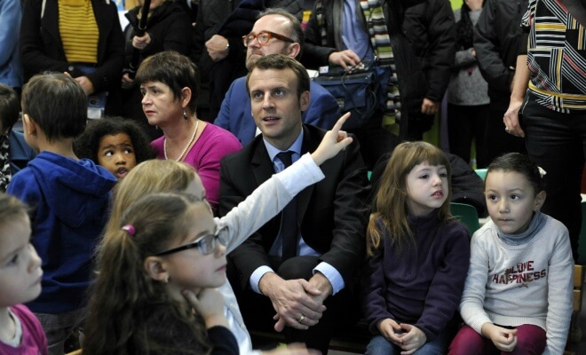 emmanuel macron ecole