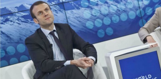 macron davos euro