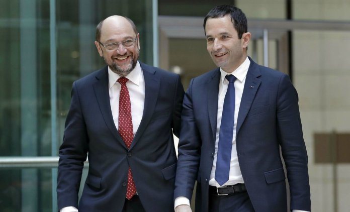 macron valls allemagne merkel schulz