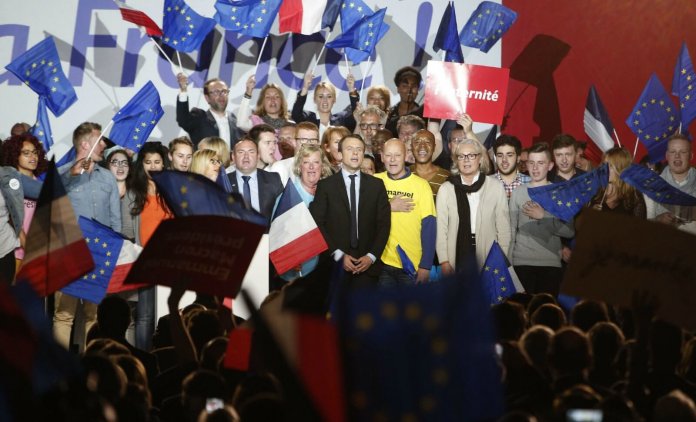 macron lepen melenchon fillon