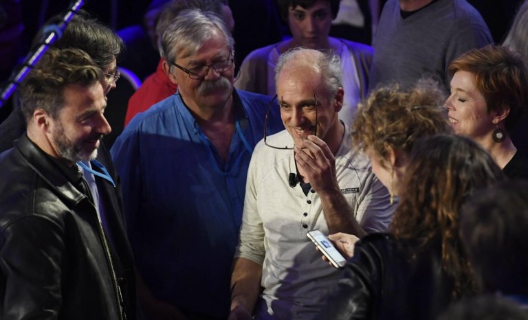 Philippe Poutou, agent de Macron