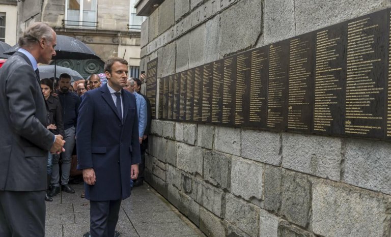 L’indécente visite d’Emmanuel Macron au Mémorial de la Shoah