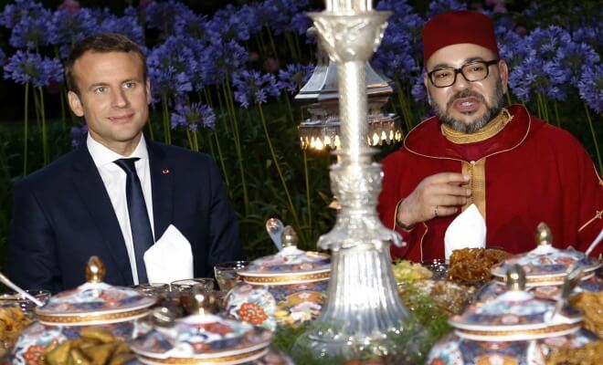 macron maroc rif roi