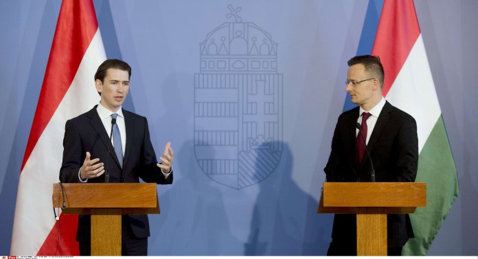 sebastian kurz visegrad autriche