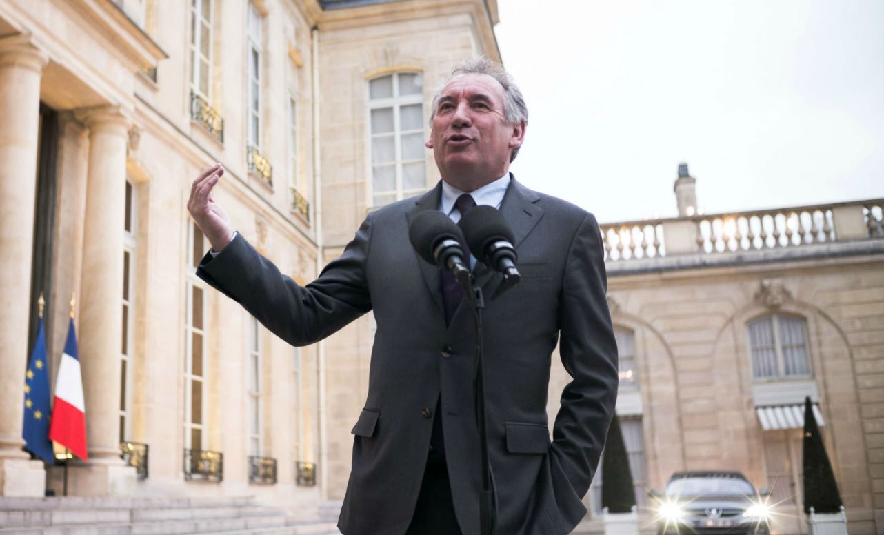 Février 2017, François Bayrou se déclare candidat à l’Elysée