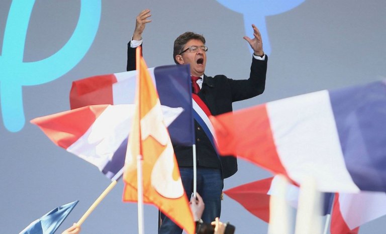 Mai 2017, Jean-Luc Mélenchon élu président de la République