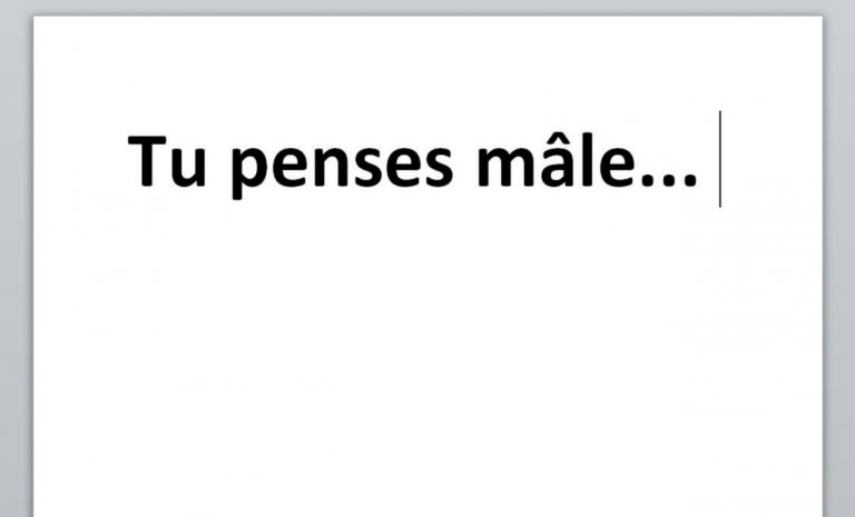 Pour Microsoft Word, le mot « épouse » est « discriminatoire »