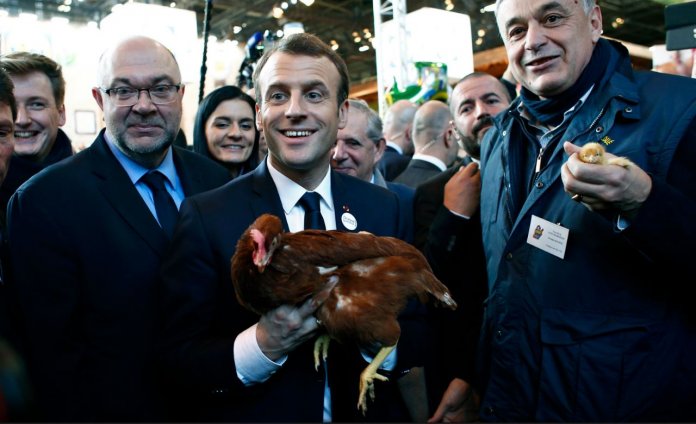 macron-poule-salon-agriculture-oeuf