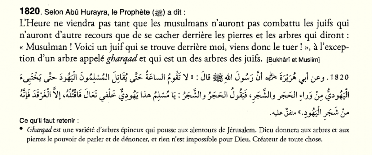 "Les Jardins des Vertueux", éditions Tawhid, 2007, p. 238