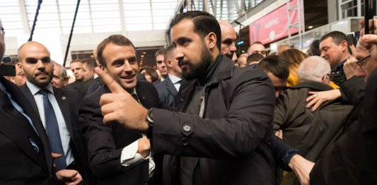 Alexandre Benalla, proche collaborateur d'Emmanuel Macron, juillet 2018. SIPA. 00868519_000002