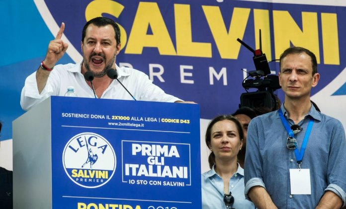 salvini-fedriga-ecole-migrants salvini fedriga ecole migrants italie