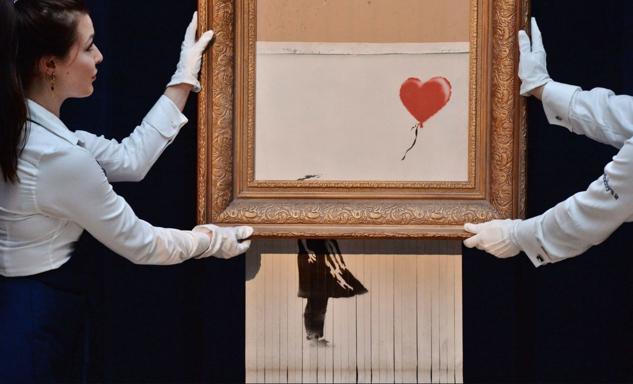 Mauvaise idée: le propriétaire d’un Banksy le détruit pour doubler sa valeur