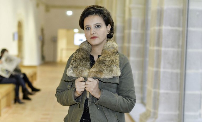 Najat Vallaud-Belkacem, ministre des femmes bâtées