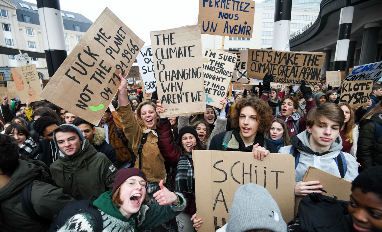 Les lycéens belges ont choisi: sauver le climat, pas les fins de mois