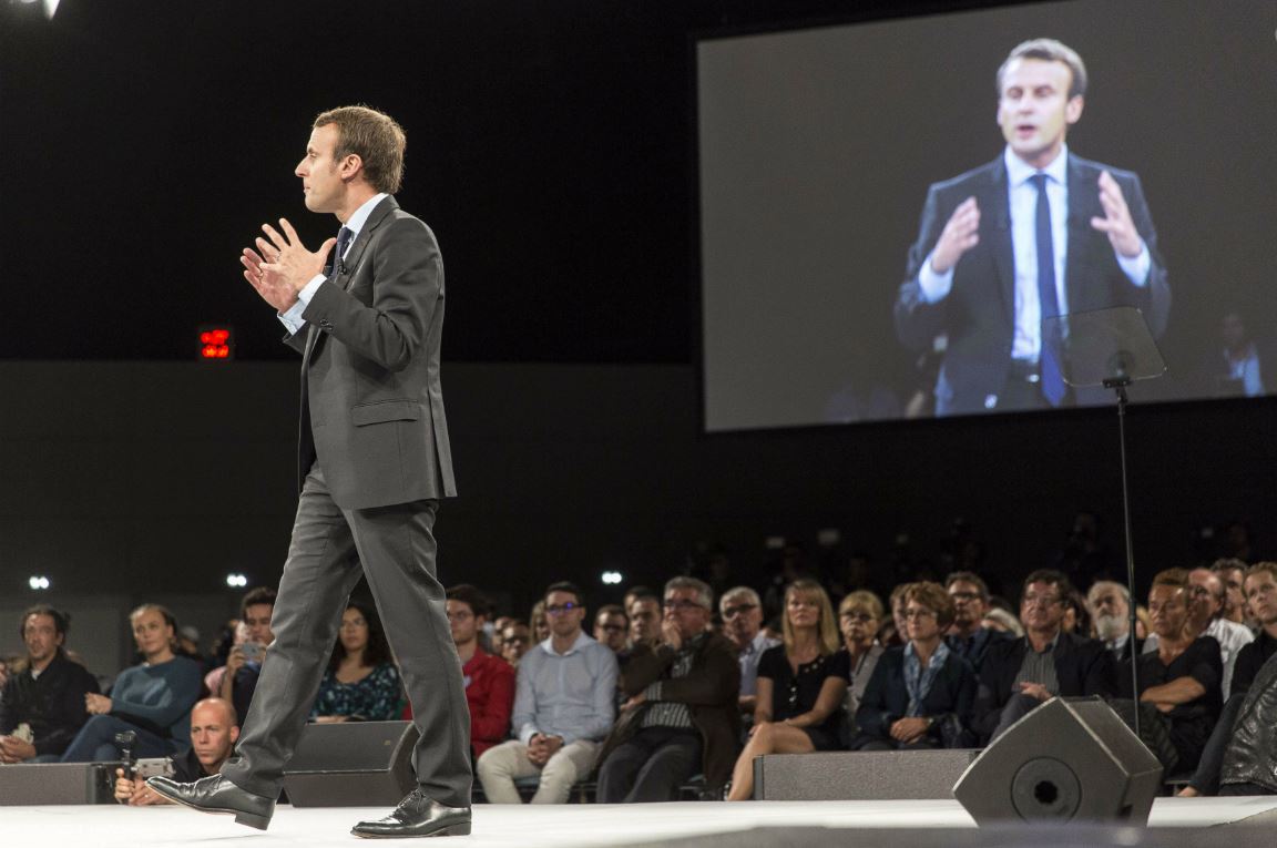 Emmanuel Macron à Strasbourg, octobre 2016. ©Jean-Francois Badias/AP/SIPA / AP21959417_000020