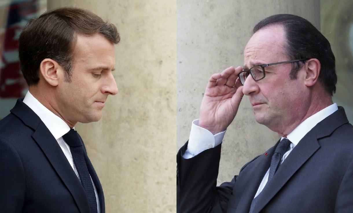 Face à Notre-Dame, Macron réagit comme Hollande