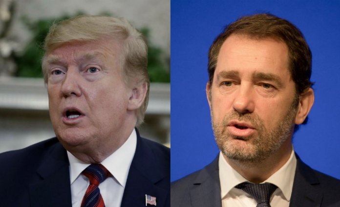 trump-castanar-fake-gilets-jaunes trump castaner gilets jaunes