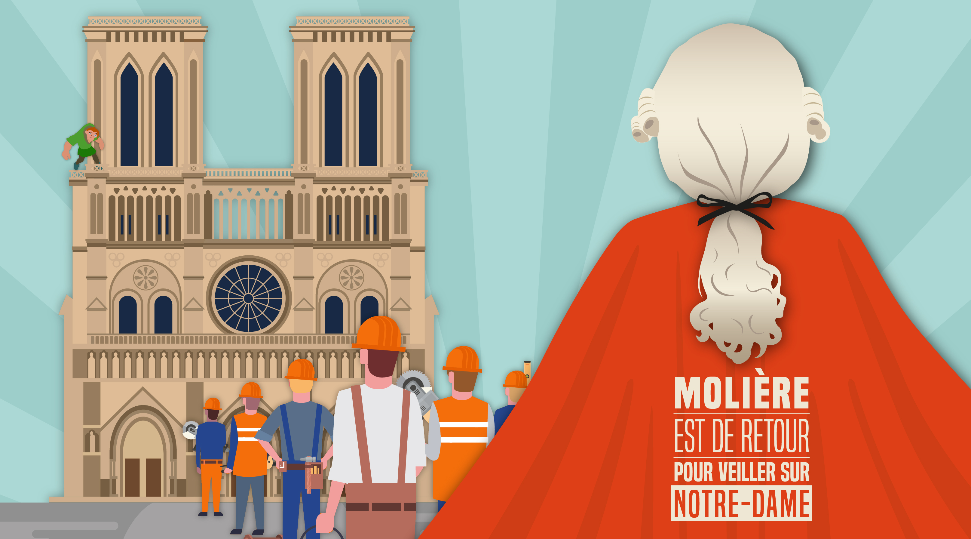 Reconstruisons Notre-Dame avec des ouvriers francophones