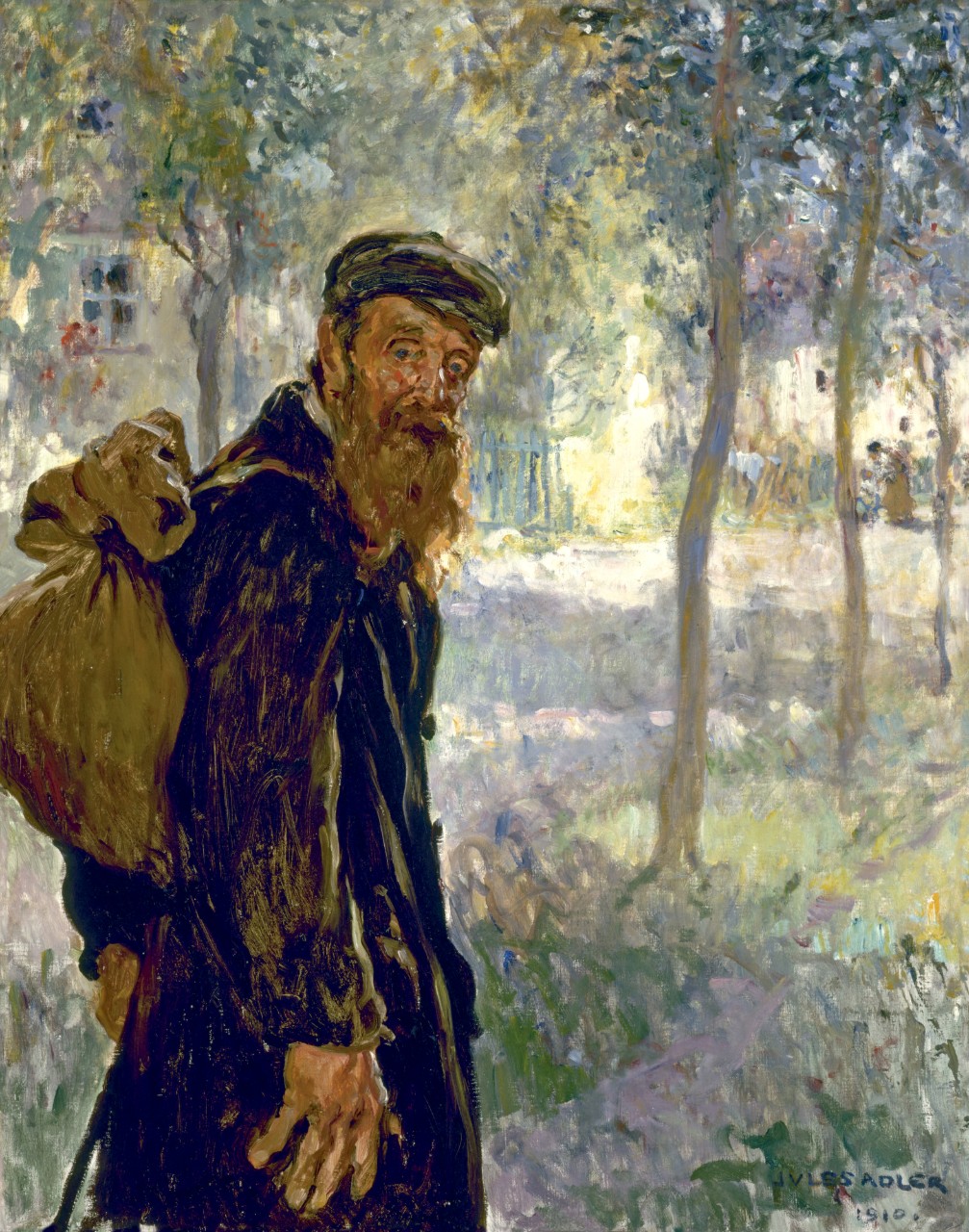 Le Philosophe, Jules Adler, 1910. ADAGP