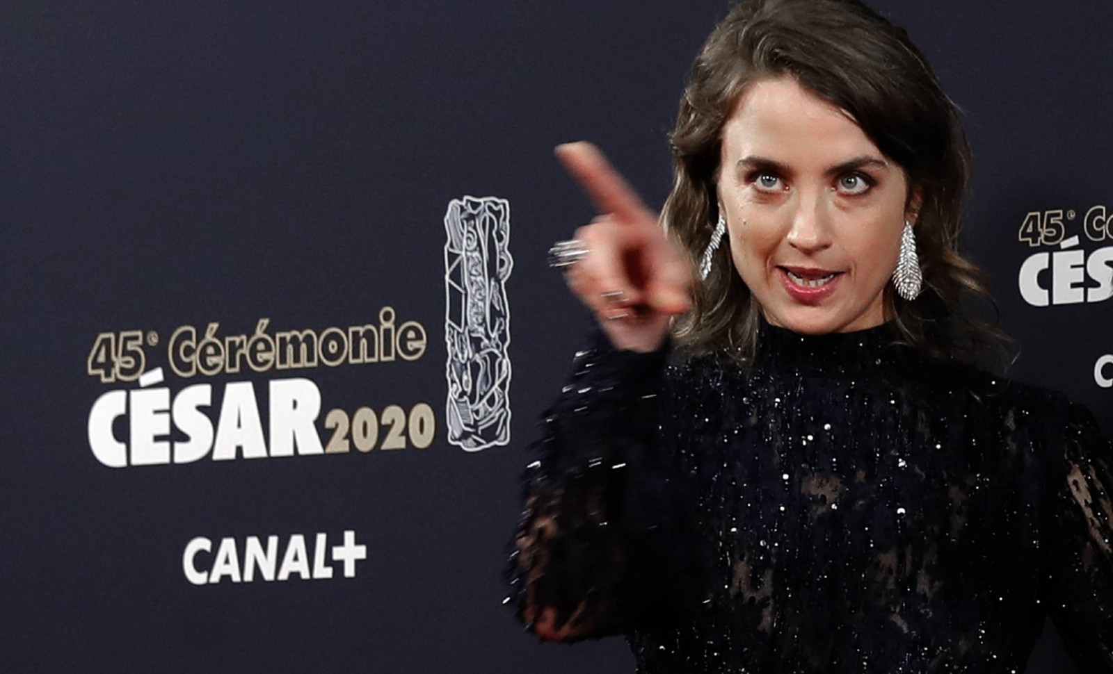 Adèle Haenel, le 28 février 2020 © Christophe Ena/AP/SIPA Numéro de reportage: AP22433421_000006