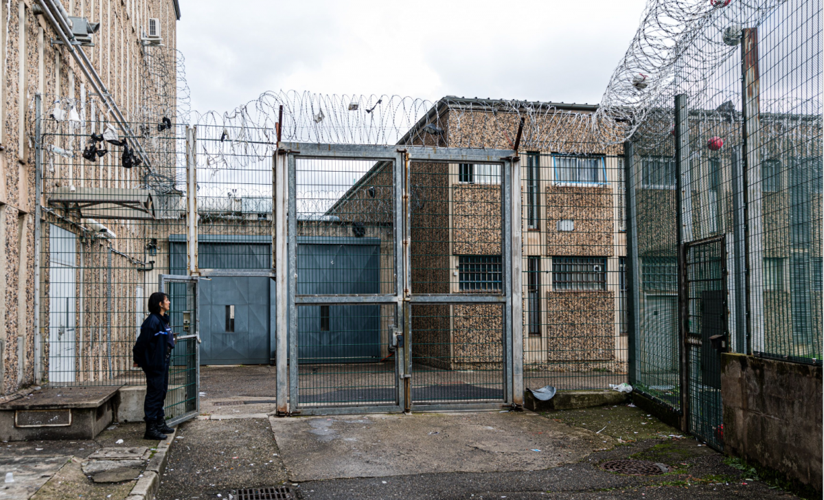 La prison de La Talaudiere (Saint Etienne) dans le département de la Loire, photographiée en 2019 © KONRAD K./SIPA Numéro de reportage: 00933744_000026