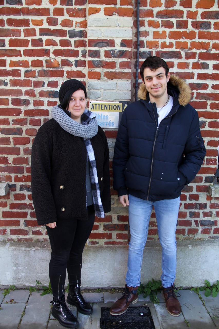 Alison et Kevin, Bruay, mars 2020. Photo : Daoud B.