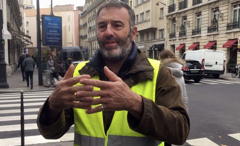 Christophe Chalençon, un Ubu drapé en Gladiator