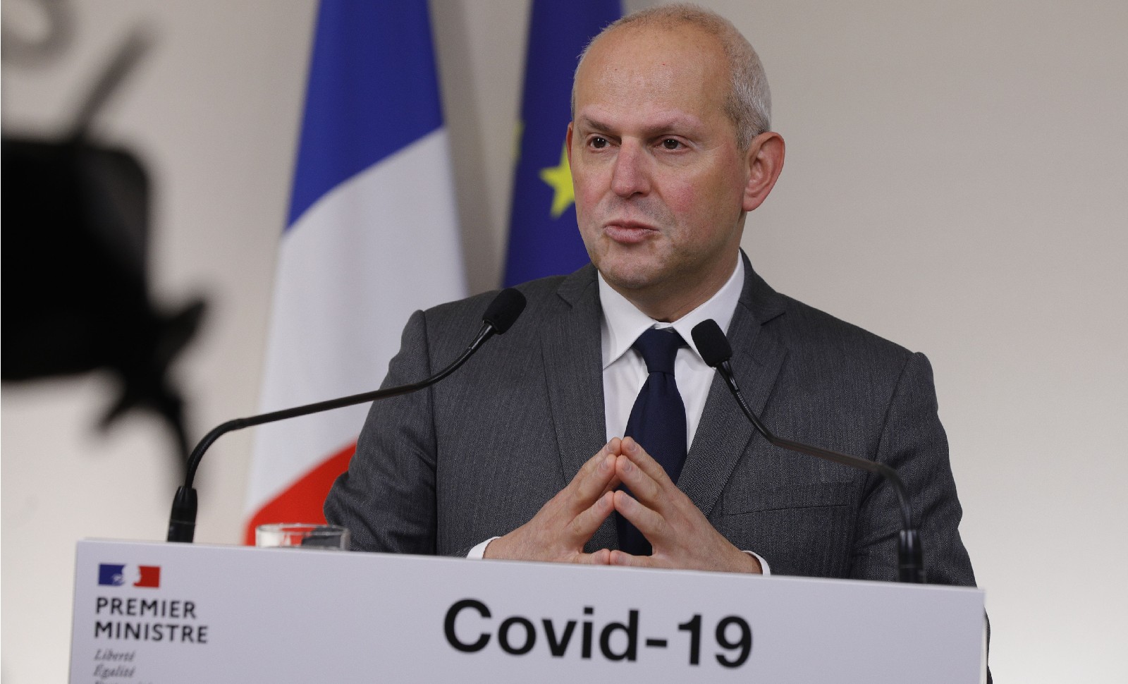 Jérome Salomon, directeur général de la Santé, l'une des nombreuses institutions du système de santé français © VAN DER HASSELT/POOL/SIPA 00952657_000037