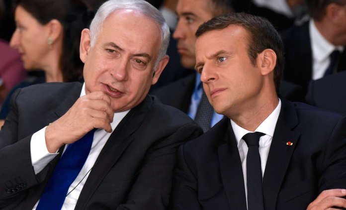 israel-macron-netanyahou-chirac-sarkozy israel macron netanyahou