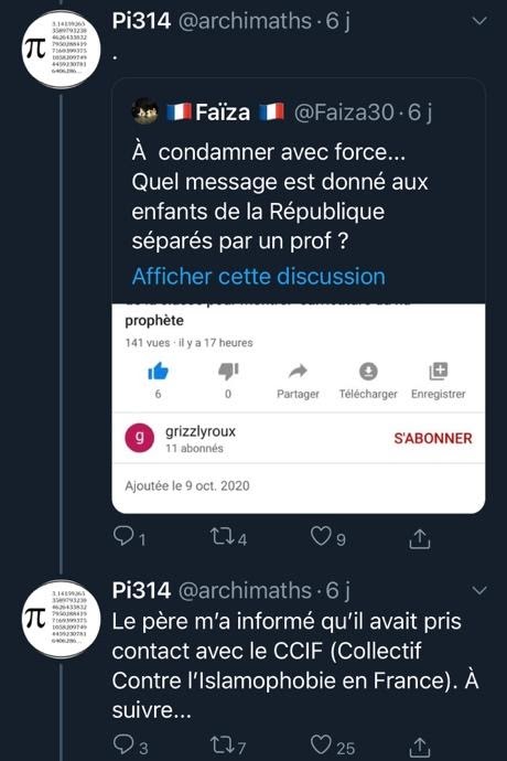 Messages sur Twitter (2/3)