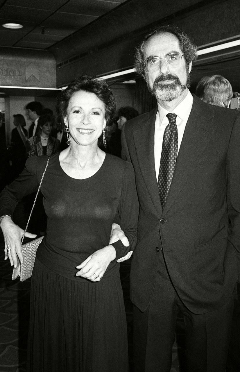 Philip Roth et sa femme, Claire Bloom, aux 38e British Academy Film Awards (BAFA), Londres, 1986