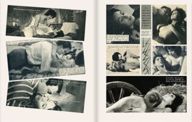 Photogrammes issus du livre de Jan Baetens "Une fille comme toi", parmi une collection de plus de 1500 ciné-romans-photos. 