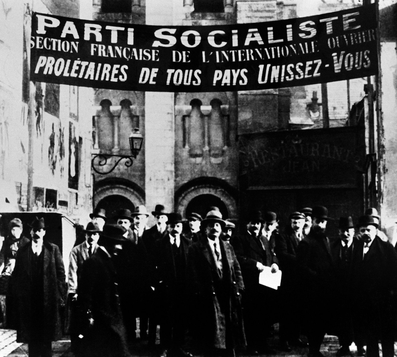 Délégués du Parti socialiste lors du Congrès de Tours, 25 décembre 1920. © AFP