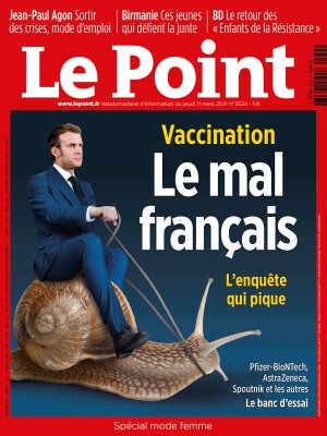 Une de l'hebdomadaire "Le Point" du 11 mars 2021