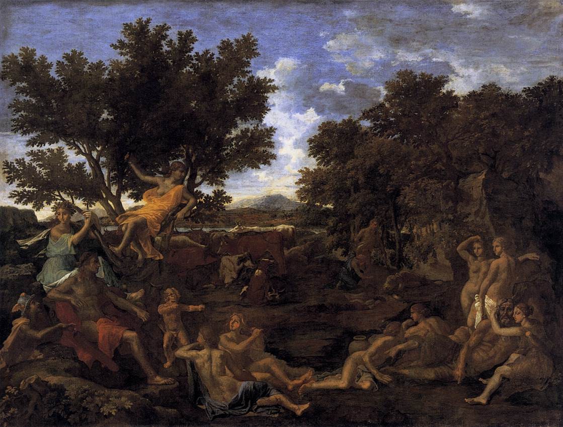 Nicolas Poussin - "Apollon amoureux de Daphné" Wikimedia Commons