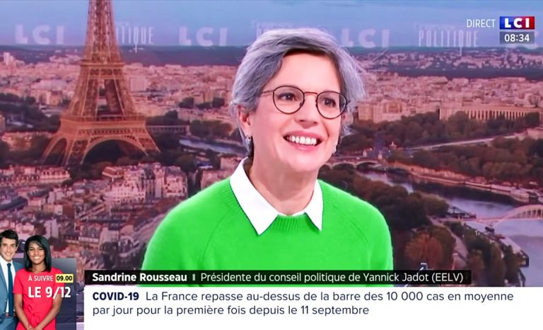 Bonne perdante, Sandrine Rousseau se met au service de Yannick Jadot (sur Twitter)